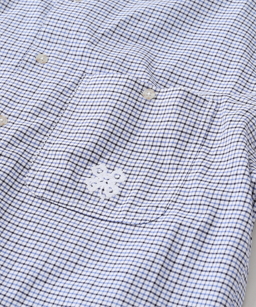BOTT（ボット）の「BoTT / ボット Plaid S/S Shirt（シャツ/ブラウス・メンズ・ブラウン/ブルー・MEDIUM/LARGE）」の5枚目の写真