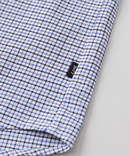 BOTT（ボット）の「BoTT / ボット Plaid S/S Shirt（シャツ/ブラウス・メンズ・ブラウン/ブルー・MEDIUM/LARGE）」の6枚目の写真