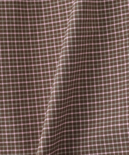 BOTT（ボット）の「BoTT / ボット Plaid S/S Shirt（シャツ/ブラウス・メンズ・ブラウン/ブルー・MEDIUM/LARGE）」の7枚目の写真
