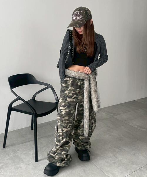 WEGO（ウィゴー）の「WEGO/ファーベルト（ベルト・レディース・ダークブラウン/ライトグレー・FREE）」の5枚目の写真