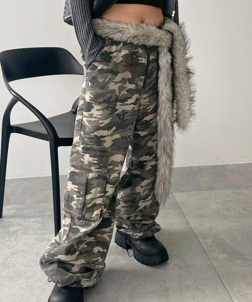 WEGO（ウィゴー）の「WEGO/ファーベルト（ベルト・レディース・ダークブラウン/ライトグレー・FREE）」の4枚目の写真