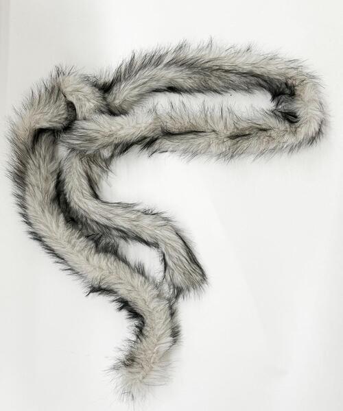 WEGO（ウィゴー）の「WEGO/ファーベルト（ベルト・レディース・ダークブラウン/ライトグレー・FREE）」の11枚目の写真