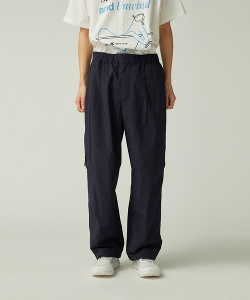 Snow Peak（スノーピーク）の「Snow Peak / Nylon Tussah Utility Storage Pants  ナイロンタッサーユーティリティストレージパンツ（その他パンツ・メンズ・ライトグレー/ブラック/ネイビー・M/S/1/L/XL）」の3枚目の写真