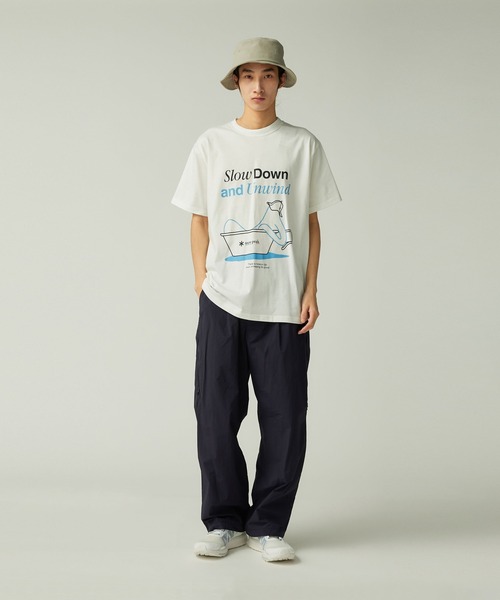 Snow Peak（スノーピーク）の「Snow Peak / Nylon Tussah Utility Storage Pants  ナイロンタッサーユーティリティストレージパンツ（その他パンツ・メンズ・ライトグレー/ブラック/ネイビー・M/S/1/L/XL）」の4枚目の写真