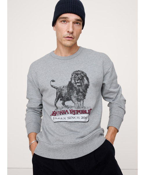 ☆20th Anniversary ライオン スウェットシャツ（スウェット）｜BANANA