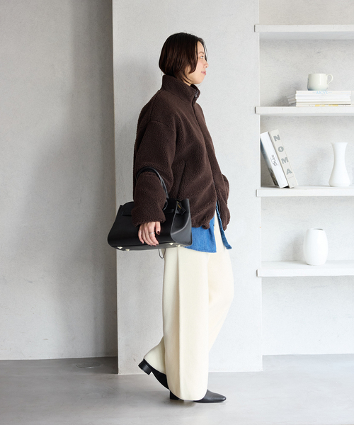 LE TALON（ルタロン）の「《追加》3cmフレンチスクエアフィットショートブーツ（ブーツ・レディース・ブラック系その他/ブラウン/ブルー系その他/キャメル・SMALL/X-SMALL/X-LARGE/LARGE/MEDIUM）」の17枚目の写真