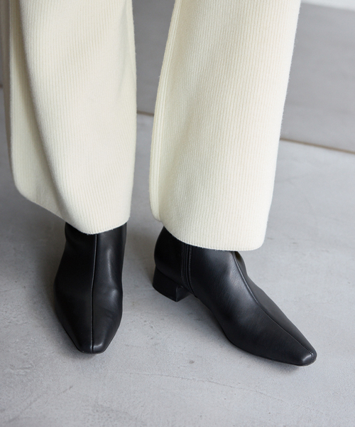 LE TALON（ルタロン）の「《追加》3cmフレンチスクエアフィットショートブーツ（ブーツ・レディース・ブラック系その他/ブラウン/ブルー系その他/キャメル・SMALL/X-SMALL/X-LARGE/LARGE/MEDIUM）」の22枚目の写真