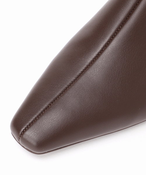 LE TALON（ルタロン）の「《追加》3cmフレンチスクエアフィットショートブーツ（ブーツ・レディース・ブラック系その他/ブラウン/ブルー系その他/キャメル・SMALL/X-SMALL/X-LARGE/LARGE/MEDIUM）」の9枚目の写真