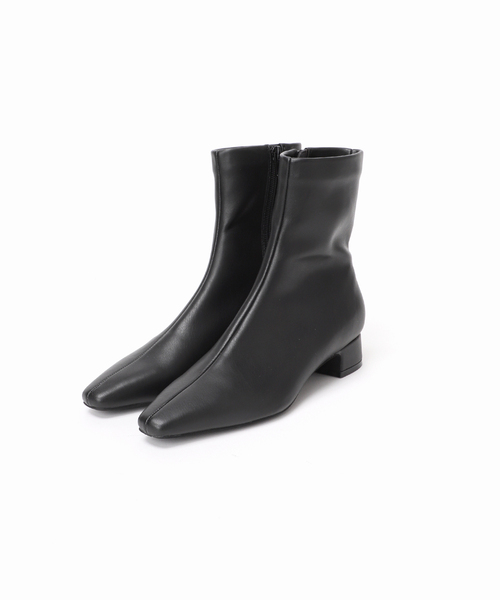 LE TALON（ルタロン）の「《追加》3cmフレンチスクエアフィットショートブーツ（ブーツ・レディース・ブラック系その他/ブラウン/ブルー系その他/キャメル・SMALL/X-SMALL/X-LARGE/LARGE/MEDIUM）」の12枚目の写真