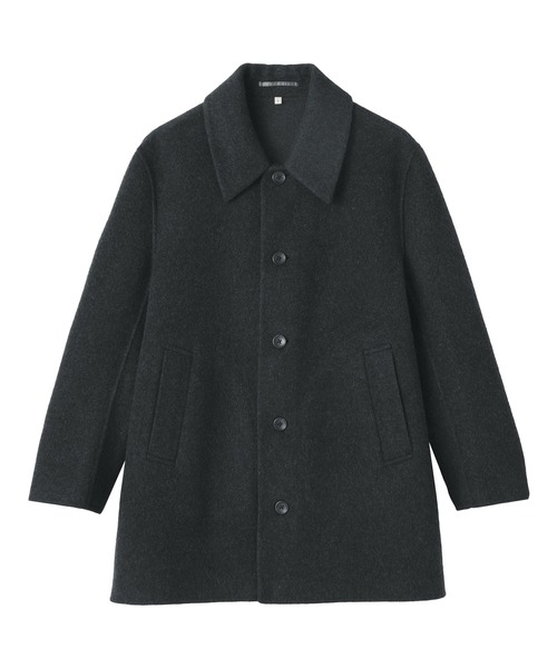 新品【L】 MUJI LABO カシミヤ混 ショートステンカラーコート ムジラボ 紳士 カシミヤ混ショートステンカラーコート | 無印良品