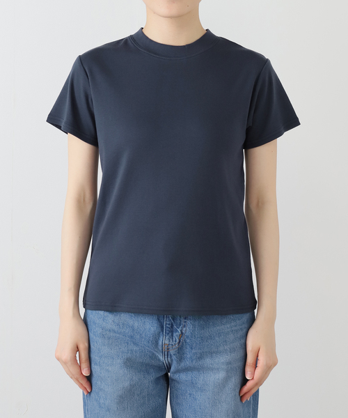 OUTDOOR PRODUCTS（アウトドアプロダクツ）の「GOAT SHORT SLEEVE TEE 9010（Tシャツ/カットソー・レディース・ネイビー/ホワイト/イエロー/ブラック・SMALL/MEDIUM）」の3枚目の写真
