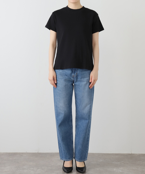 OUTDOOR PRODUCTS（アウトドアプロダクツ）の「GOAT SHORT SLEEVE TEE 9010（Tシャツ/カットソー・レディース・ネイビー/ホワイト/イエロー/ブラック・SMALL/MEDIUM）」の5枚目の写真