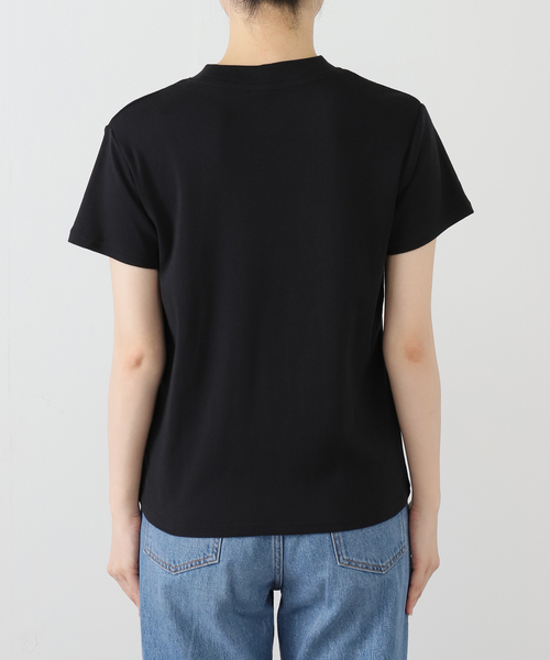 OUTDOOR PRODUCTS（アウトドアプロダクツ）の「GOAT SHORT SLEEVE TEE 9010（Tシャツ/カットソー・レディース・ネイビー/ホワイト/イエロー/ブラック・SMALL/MEDIUM）」の8枚目の写真