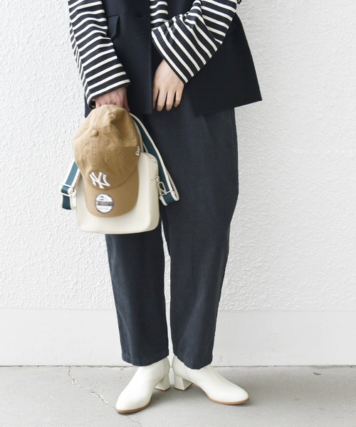 SHIPS.me（シップスミー）の「【ZOZO限定】SHIPS.me:イージー コーデュロイ パンツ（その他パンツ・レディース・ブラック/ダークグリーン/ボルドー/オフホワイト/モカ/グレー/ネイビー・マルチサイズ）」の3枚目の写真