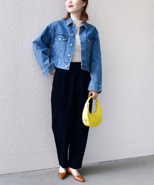 SHIPS.me（シップスミー）の「【ZOZO限定】SHIPS.me:イージー コーデュロイ パンツ（その他パンツ・レディース・ブラック/ダークグリーン/ボルドー/オフホワイト/モカ/グレー/ネイビー・マルチサイズ）」の8枚目の写真
