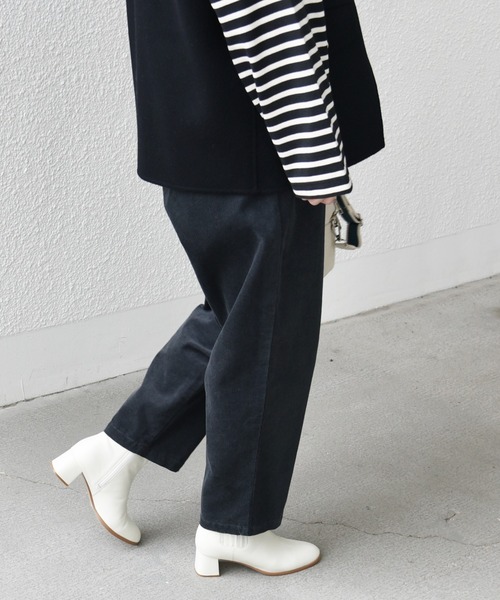 SHIPS.me（シップスミー）の「【ZOZO限定】SHIPS.me:イージー コーデュロイ パンツ（その他パンツ・レディース・ブラック/ダークグリーン/ボルドー/オフホワイト/モカ/グレー/ネイビー・マルチサイズ）」の19枚目の写真