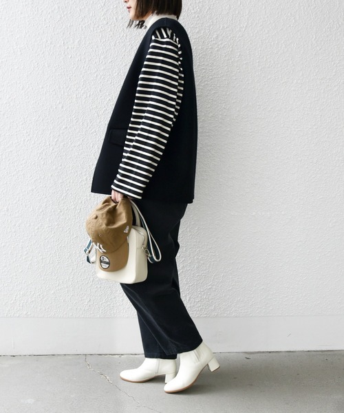 SHIPS.me（シップスミー）の「【ZOZO限定】SHIPS.me:イージー コーデュロイ パンツ（その他パンツ・レディース・ブラック/ダークグリーン/ボルドー/オフホワイト/モカ/グレー/ネイビー・マルチサイズ）」の20枚目の写真