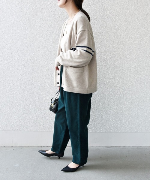 SHIPS.me（シップスミー）の「【ZOZO限定】SHIPS.me:イージー コーデュロイ パンツ（その他パンツ・レディース・ブラック/ダークグリーン/ボルドー/オフホワイト/モカ/グレー/ネイビー・マルチサイズ）」の12枚目の写真
