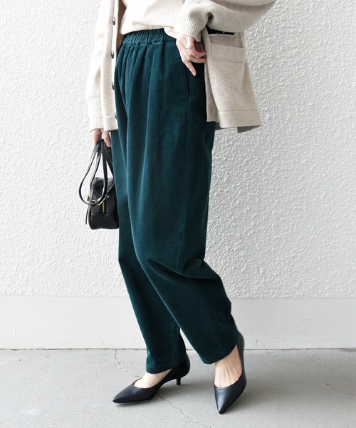 SHIPS.me（シップスミー）の「【ZOZO限定】SHIPS.me:イージー コーデュロイ パンツ（その他パンツ・レディース・ブラック/ダークグリーン/ボルドー/オフホワイト/モカ/グレー/ネイビー・マルチサイズ）」の13枚目の写真