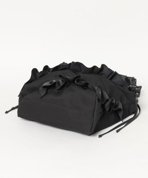 Heather（ヘザー）の「フリルシャーリングBAG　594273（ショルダーバッグ・レディース・アイボリー/ブラック・ONE SIZE）」の6枚目の写真
