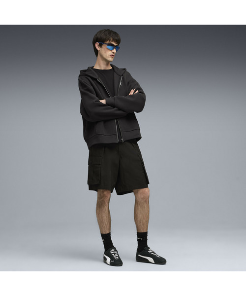 PUMA（プーマ）の「PUMA プーマ メンズ ワードローブ ESS ボクシー フルジップ フーディ（パーカー・メンズ・ブラック・SMALL/MEDIUM/LARGE/X-LARGE/XX-LARGE）」の4枚目の写真