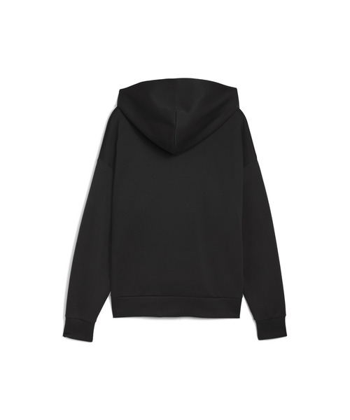 PUMA（プーマ）の「PUMA プーマ メンズ ワードローブ ESS ボクシー フルジップ フーディ（パーカー・メンズ・ブラック・SMALL/MEDIUM/LARGE/X-LARGE/XX-LARGE）」の2枚目の写真