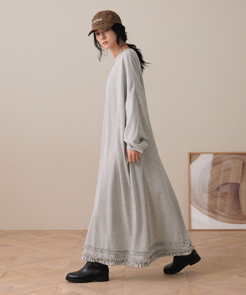LOWRYS FARM(ローリーズファーム)の「モンスターフリルワンピース 595601(ワンピース・レディース・ブラック/ブルー/グレー・MEDIUM/LARGE)」の11枚目の写真