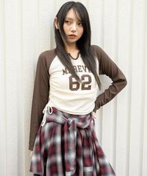 WEGO（ウィゴー）の「WEGO/【25年秋冬新作】キーネックサイドドロストラグランロンT（Tシャツ/カットソー）」