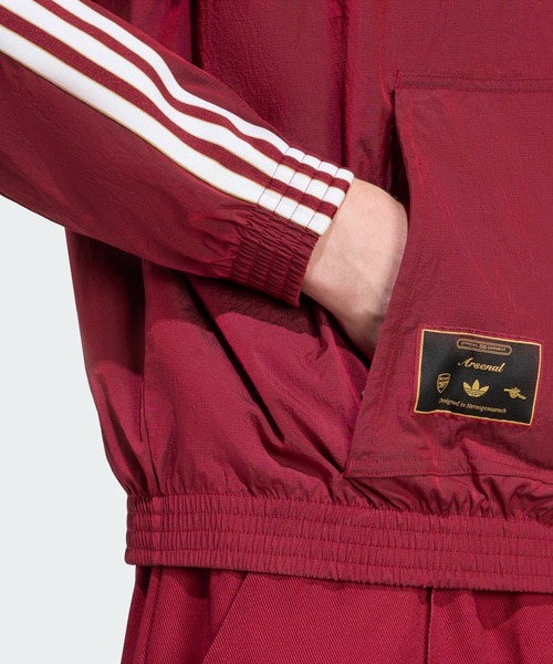 アーセナル　adidas ハーフジップジャケット ネイビー/赤 アーセナル テラスアイコン ハーフジップ ジャケット