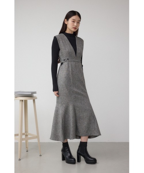 AZUL by moussy（アズールバイマウジー）の「【WEB限定再入荷】ソックスヒールブーツ（ブーツ・レディース・ブラック・SMALL/MEDIUM/LARGE/LL）」の5枚目の写真