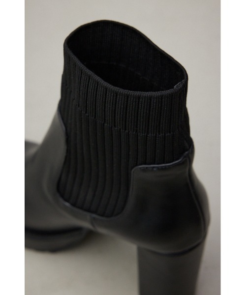 AZUL by moussy（アズールバイマウジー）の「【WEB限定再入荷】ソックスヒールブーツ（ブーツ・レディース・ブラック・SMALL/MEDIUM/LARGE/LL）」の11枚目の写真