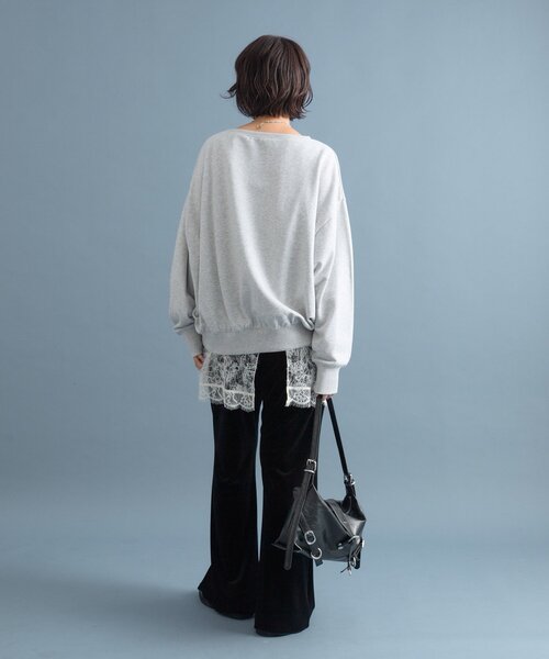 mystic（ミスティック）の「ベロアフレアパンツ（その他パンツ・レディース・ブラック/ブラック系その他2/ベージュ・2/1）」の6枚目の写真