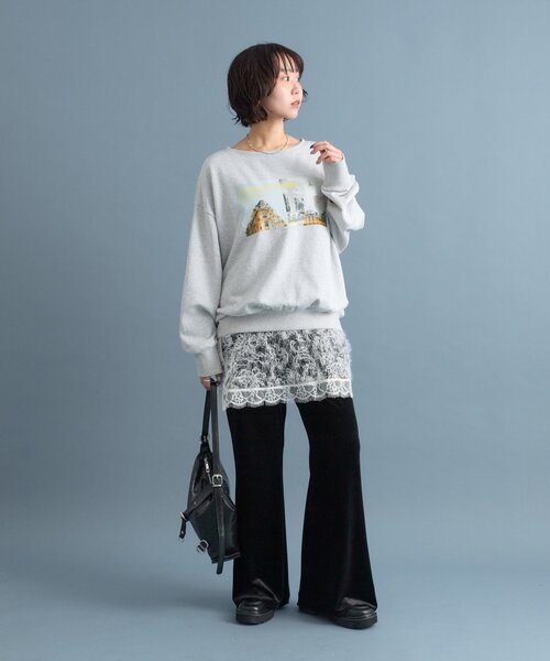 mystic（ミスティック）の「ベロアフレアパンツ（その他パンツ・レディース・ブラック/ブラック系その他2/ベージュ・2/1）」の10枚目の写真