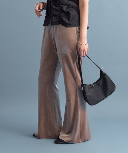 mystic（ミスティック）の「ベロアフレアパンツ（その他パンツ・レディース・ブラック/ブラック系その他2/ベージュ・2/1）」の18枚目の写真