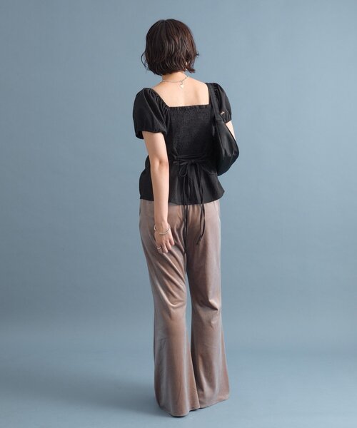 mystic（ミスティック）の「ベロアフレアパンツ（その他パンツ・レディース・ブラック/ブラック系その他2/ベージュ・2/1）」の20枚目の写真