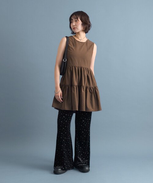 mystic（ミスティック）の「ベロアフレアパンツ（その他パンツ・レディース・ブラック/ブラック系その他2/ベージュ・2/1）」の22枚目の写真