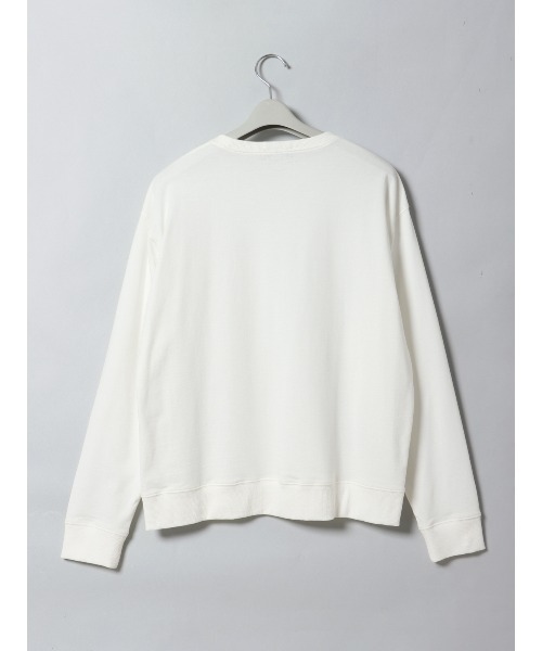 SUIT SQUARE（スーツスクエア）の「GOOVI 裏毛ドレススウェットシャツ ウォッシャブル（Tシャツ/カットソー・メンズ・ベージュ系/ネイビー系/ホワイト系・1/2/3）」の4枚目の写真