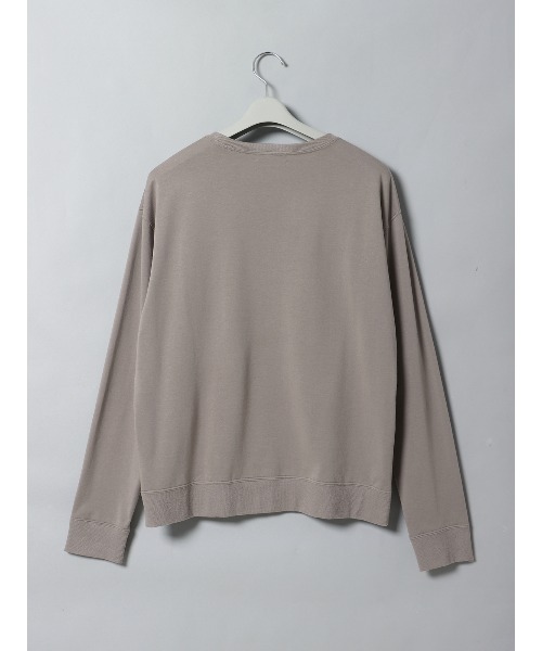 SUIT SQUARE（スーツスクエア）の「GOOVI 裏毛ドレススウェットシャツ ウォッシャブル（Tシャツ/カットソー・メンズ・ベージュ系/ネイビー系/ホワイト系・1/2/3）」の10枚目の写真