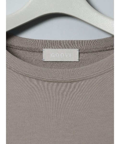 SUIT SQUARE（スーツスクエア）の「GOOVI 裏毛ドレススウェットシャツ ウォッシャブル（Tシャツ/カットソー・メンズ・ベージュ系/ネイビー系/ホワイト系・1/2/3）」の14枚目の写真