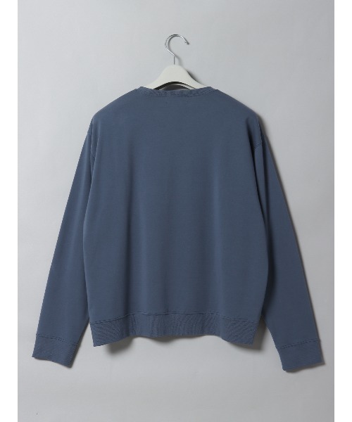 SUIT SQUARE（スーツスクエア）の「GOOVI 裏毛ドレススウェットシャツ ウォッシャブル（Tシャツ/カットソー・メンズ・ベージュ系/ネイビー系/ホワイト系・1/2/3）」の16枚目の写真