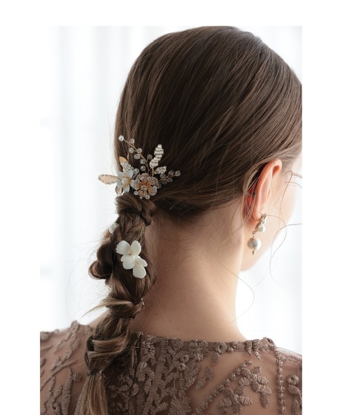 Cupid Heart(キューピッドハート)の「【Cupid Heart】結婚式用!5本ヘアピンset(ヘアピン・レディース・ゴールド/シルバー・MEDIUM)」の2枚目の写真