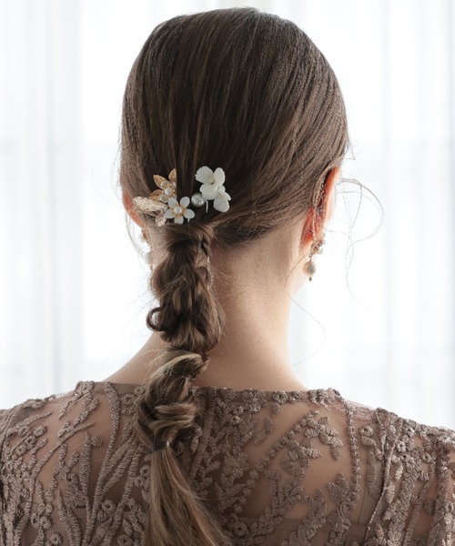 Cupid Heart(キューピッドハート)の「【Cupid Heart】結婚式用!5本ヘアピンset(ヘアピン・レディース・ゴールド/シルバー・MEDIUM)」の3枚目の写真