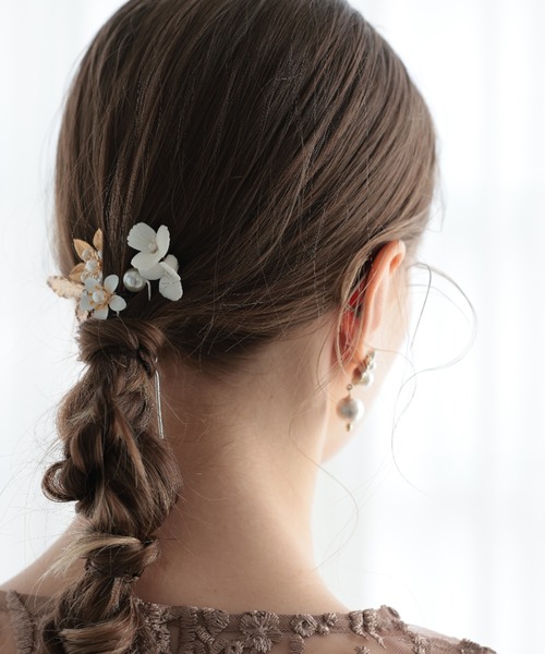Cupid Heart(キューピッドハート)の「【Cupid Heart】結婚式用!5本ヘアピンset(ヘアピン・レディース・ゴールド/シルバー・MEDIUM)」の4枚目の写真