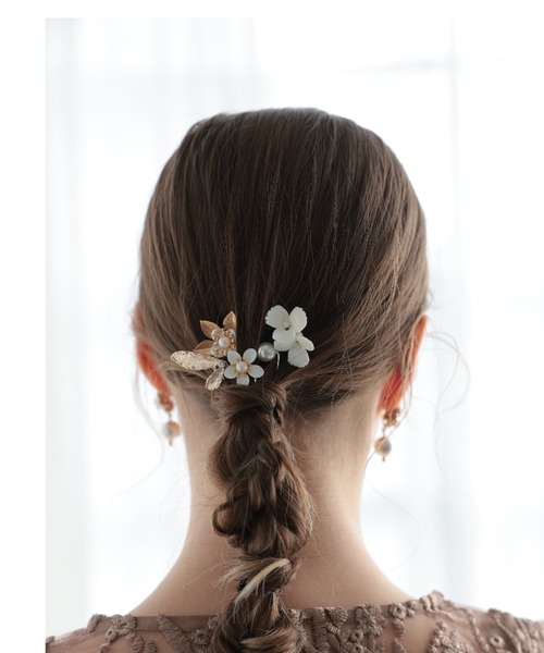 Cupid Heart(キューピッドハート)の「【Cupid Heart】結婚式用!5本ヘアピンset(ヘアピン・レディース・ゴールド/シルバー・MEDIUM)」の5枚目の写真