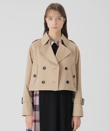 ✨激レア♡可愛い✨バーバリーブルーレーベル　トレンチコート風　コート 2way BLUE LABEL CRESTBRIDGE｜ブルーレーベルクレストブリッジ
