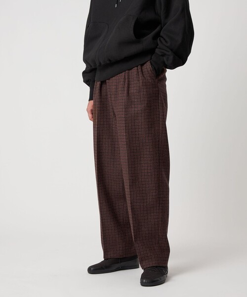 Steven Alan(スティーブンアラン)の「<Steven Alan> ブリティッシュチェック インツープリーツ ドレス トラウザーズ(スラックス・メンズ・ダークブラウン・XL/L/M/S)」の8枚目の写真