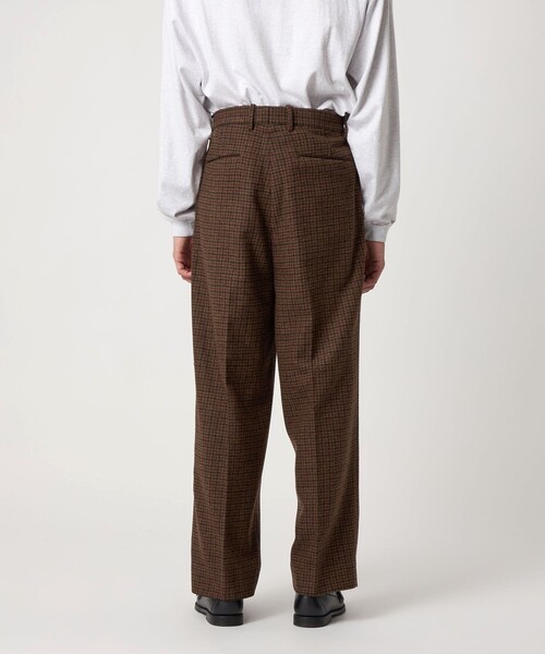 Steven Alan(スティーブンアラン)の「<Steven Alan> ブリティッシュチェック インツープリーツ ドレス トラウザーズ(スラックス・メンズ・ダークブラウン・XL/L/M/S)」の11枚目の写真