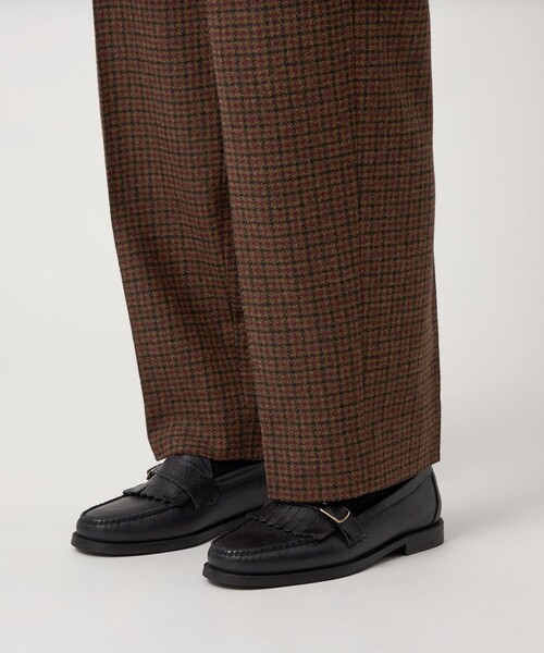 Steven Alan(スティーブンアラン)の「<Steven Alan> ブリティッシュチェック インツープリーツ ドレス トラウザーズ(スラックス・メンズ・ダークブラウン・XL/L/M/S)」の15枚目の写真