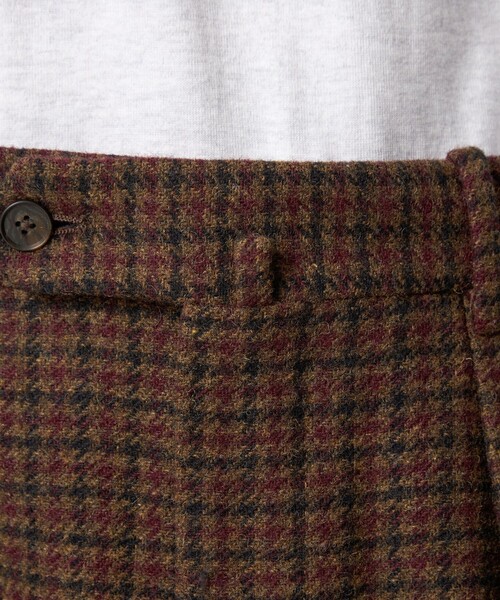 Steven Alan(スティーブンアラン)の「<Steven Alan> ブリティッシュチェック インツープリーツ ドレス トラウザーズ(スラックス・メンズ・ダークブラウン・XL/L/M/S)」の16枚目の写真