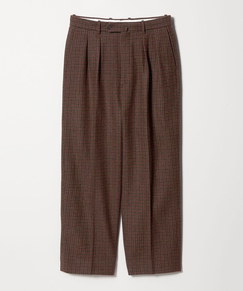 Steven Alan(スティーブンアラン)の「<Steven Alan> ブリティッシュチェック インツープリーツ ドレス トラウザーズ(スラックス・メンズ・ダークブラウン・XL/L/M/S)」の18枚目の写真